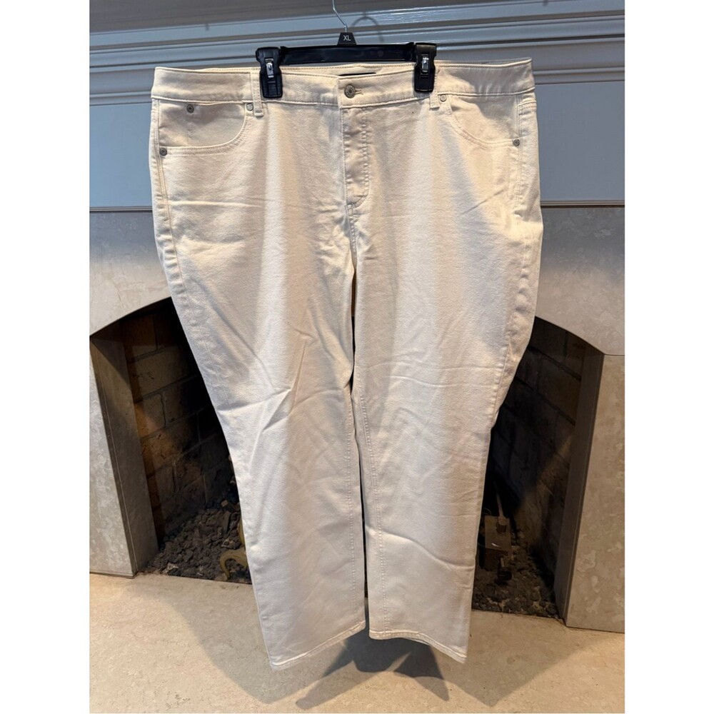 Talbots Pale Yellow Jeans Size 20W